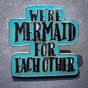 Teal Mermaid Enamel Pin